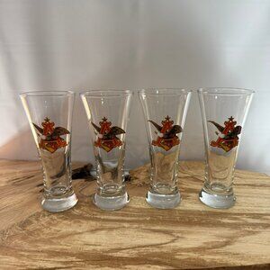 Vintage 1970's - Anheuser Bush "A & Eagle" - Tall Pint Glass